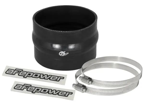 aFe Magnum FORCE Intake Coupling Kit (4 IN ID x 3 IN L) Straight Coupler w/ Hump - Black