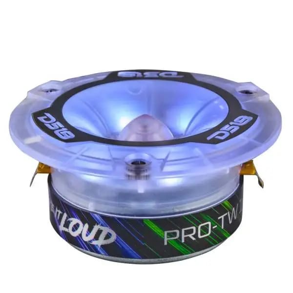 DS18 3.8in Super Bullet Tweeter 120 Watts RMS 1in Aluminum Vc 4 ohm Digital LED Lights thumbnail 4