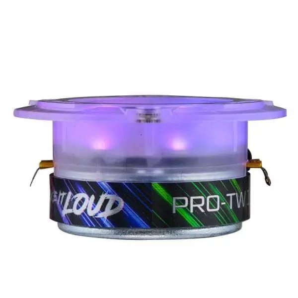 DS18 3.8in Super Bullet Tweeter 120 Watts RMS 1in Aluminum Vc 4 ohm Digital LED Lights thumbnail 7