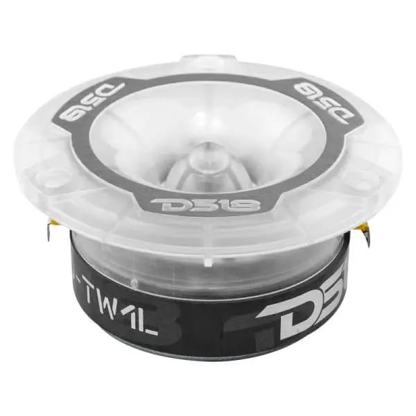 DS18 3.8in Super Bullet Tweeter 120 Watts RMS 1in Aluminum Vc 4 ohm RGB LED Lights- Pair thumbnail 5