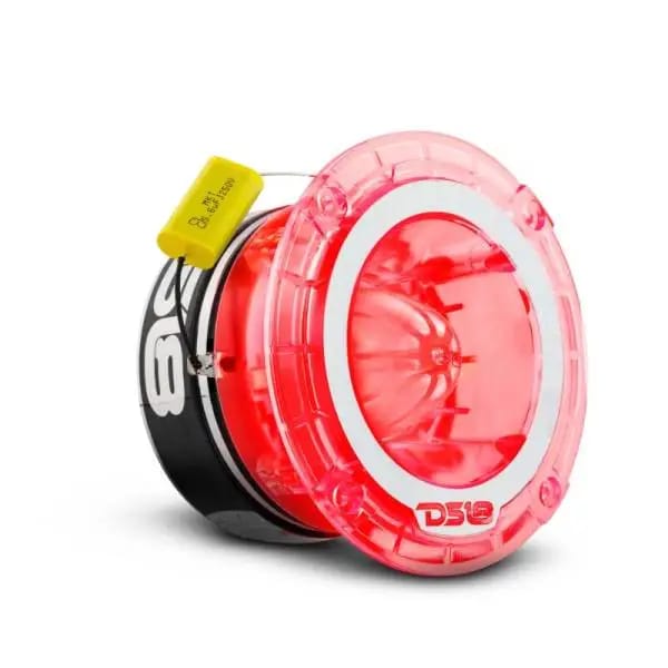 DS18 4.5in Super Bullet Tweeter 280 Watts RMS 1.75in Titanium Vc 4 ohm RGB LED Lights thumbnail 8
