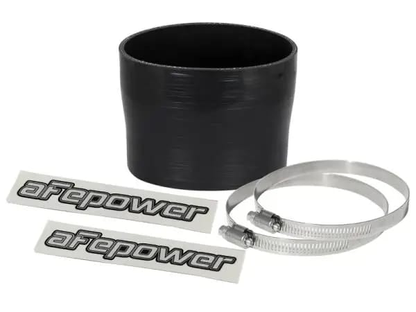 aFe Magnum FORCE (3-3/4in ID to 3-1/2in ID x 3in L) Straight Reducing Coupler - Black