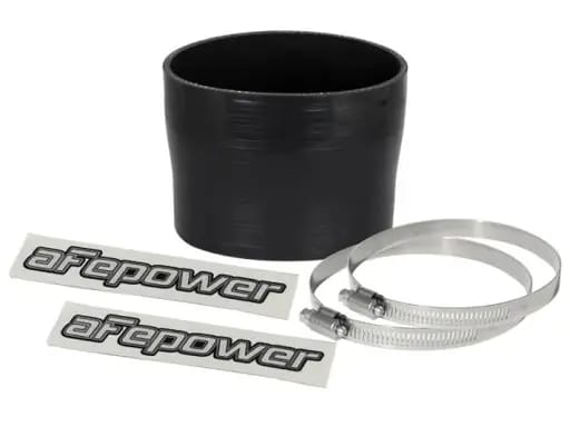 aFe Magnum FORCE (3-3/4in ID to 3-1/2in ID x 3in L) Straight Reducing Coupler - Black