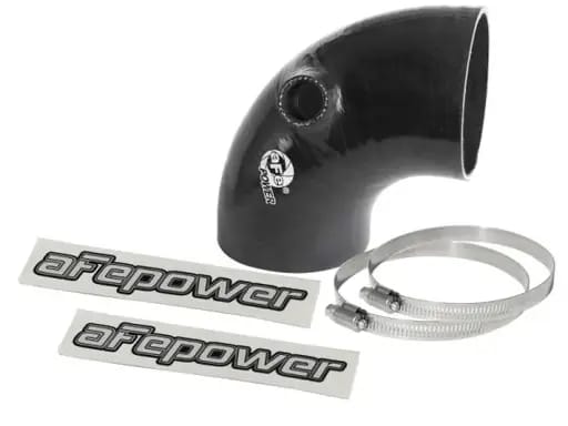 aFe Magnum FORCE Intake Coupling Kit (3-3/4 IN ID x 90 Deg.) Elbow Coupler - Black