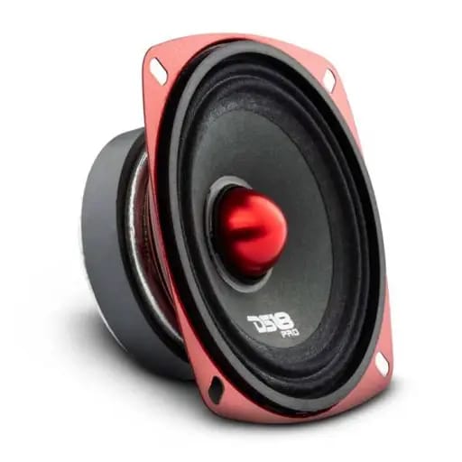 DS18 4in 100 Watts RMS 4 ohm Mid-Range Bullet Shallow Loudspeaker