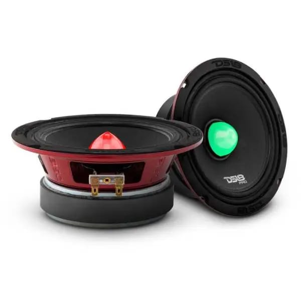 DS18 6.5in 250 Watts RMS 4 ohm Mid-Range Loudspeaker RGB Bullet Loudspeaker thumbnail 5
