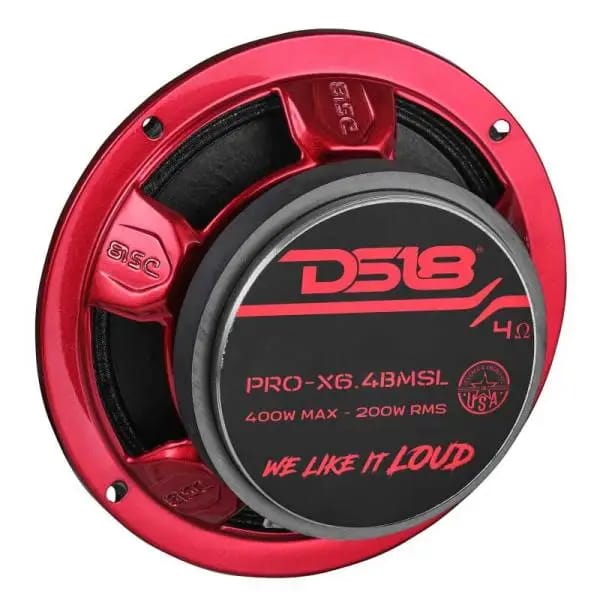 DS18 6.5in 200 Watts RMS 4 ohm Mid-Range Bullet Loudspeaker Shallow thumbnail 2