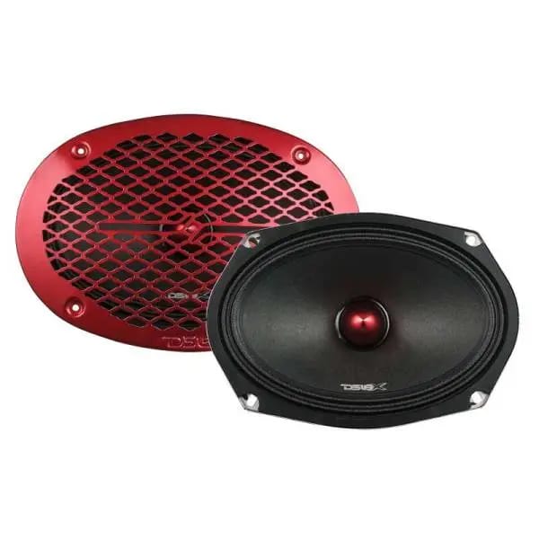 DS18 6x9in 275 Watts RMS 4 ohm Mid-Range Loudspeaker Bullet Loudspeaker Grill Included thumbnail 4