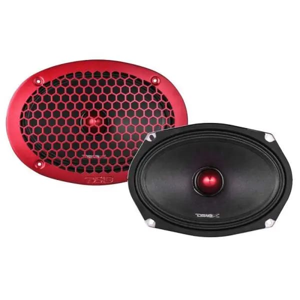 DS18 6x9in 275 Watts RMS 8 ohm Mid-Range Loudspeaker Bullet Loudspeaker Grill Included thumbnail 3