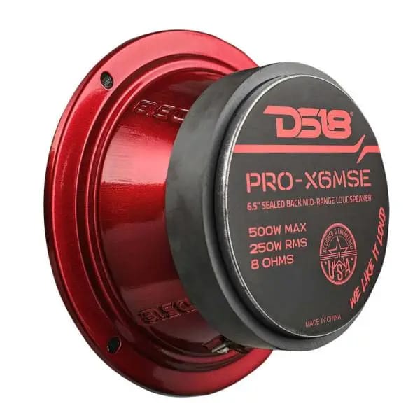 DS18 6.5in 250 Watts RMS 8 ohm Mid-Range Loudspeaker Sealed Back thumbnail 2