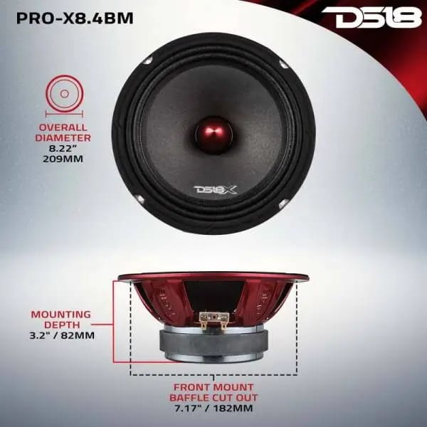 DS18 Pro-X Package w/ Pair of PRO-X8.4BM and a Pair of PRO-TW1X/BK thumbnail 6