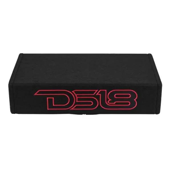 DS18 Single 10in Shallow Enclosure w/ Subwoofer 350 Watts RMS Sealed Black Carpet thumbnail 5