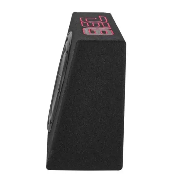 DS18 Single 10in Shallow Enclosure w/ Subwoofer 350 Watts RMS Sealed Black Carpet Amplified thumbnail 3