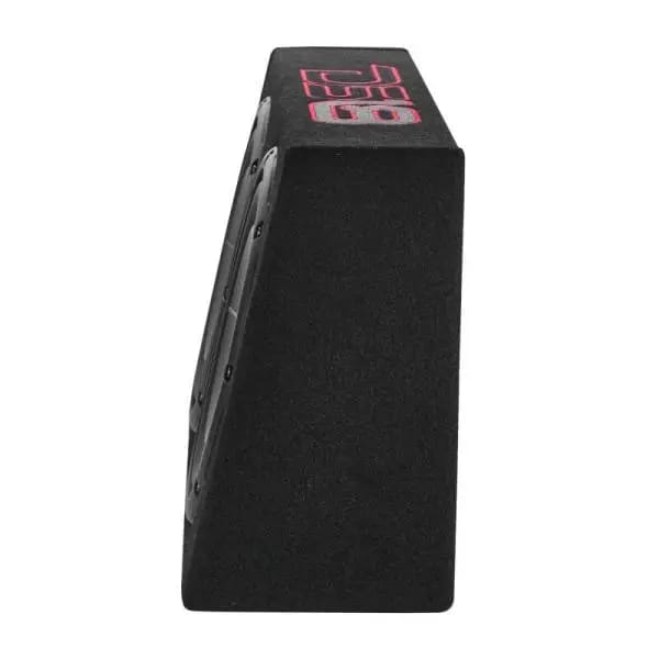DS18 Dual 10in Shallow Enclosure w/ Subwoofer 350 Watts RMS Sealed Black Carpet thumbnail 3