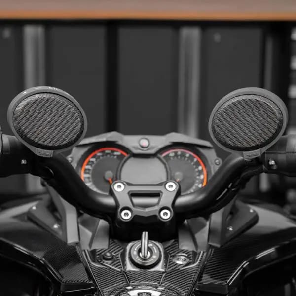 DS18 2.5in Handlebar Mount Speakers Full-Range Amplified Class D USB Port Water Resistant thumbnail 3