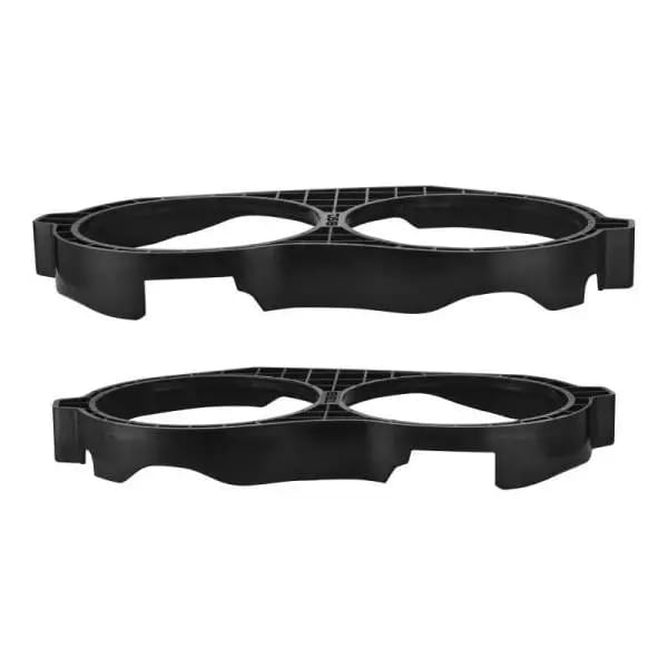 DS18 14-23 Harley Davidson Saddle Bag Mid Bass Adapter Ring 2x 10in ABS Black thumbnail 8