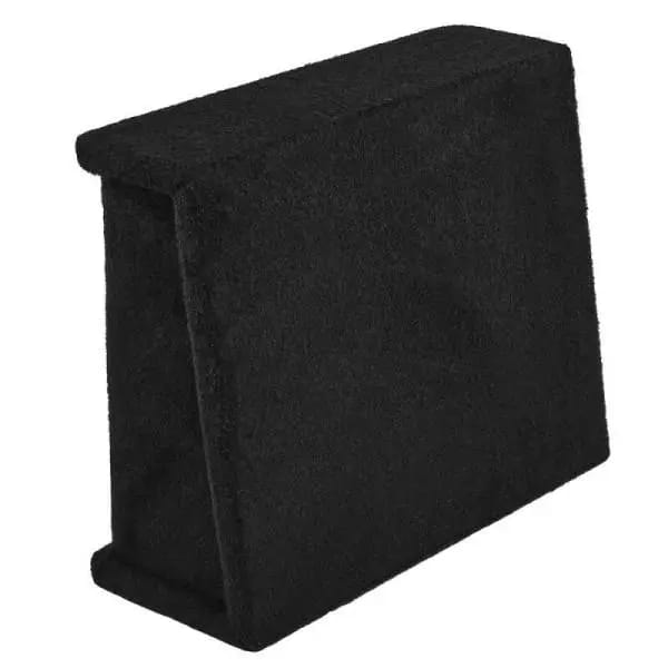 DS18 Single 12in Shallow Subwoofer and Enclosure 350 Watts RMS Sealed Black Carpet thumbnail 2