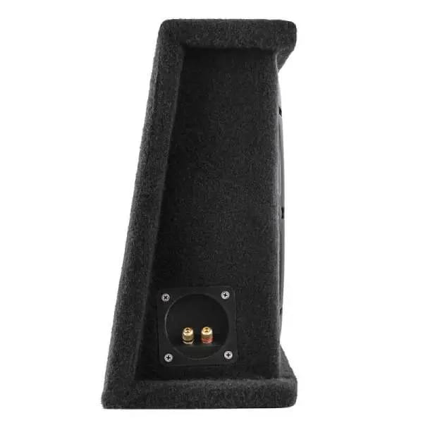 DS18 Dual 12in Shallow Subwoofer and Enclosure 700 Watts RMS Sealed Black Carpet thumbnail 4