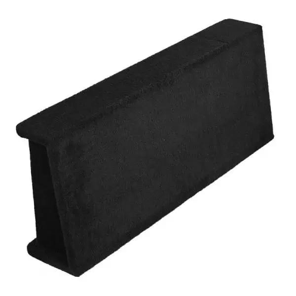 DS18 Dual 12in Shallow Subwoofer and Enclosure 700 Watts RMS Sealed Black Carpet thumbnail 2