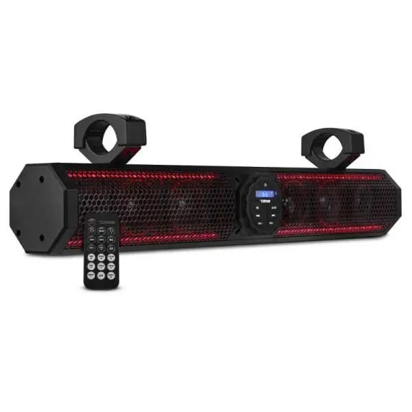 DS18 26in Soundbar 6 Speakers Amplified Bluetooth RGB Lightning 100 Watts RMS thumbnail 2