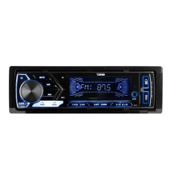 DS18 Single Din Headunit Mech-Less Player Receiver Dual USB 7 Volt Preouts thumbnail 3