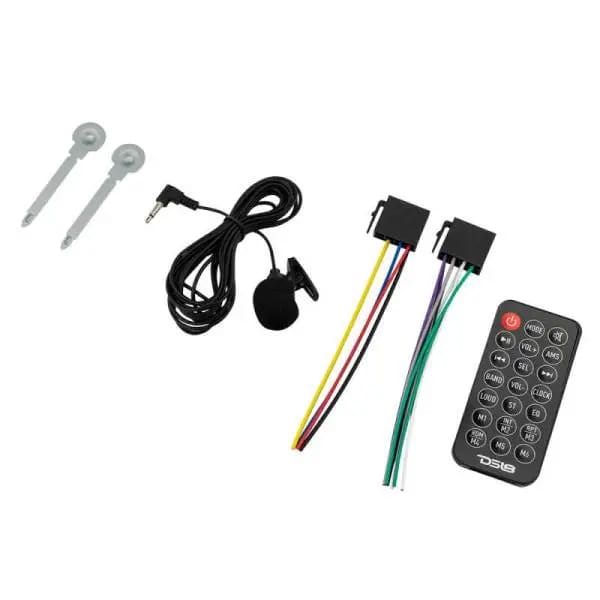 DS18 Single Din Headunit Mech-Less Player Receiver Dual USB 7 Volt Preouts thumbnail 5