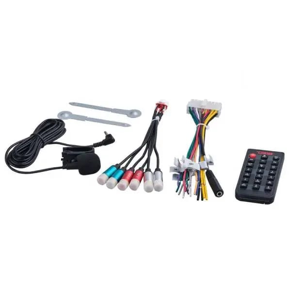 DS18 Single Din Headunit Full DSP Bluetooth USB 3 Zones RGB illumination Built-In AMP 240 Watts RMS thumbnail 2