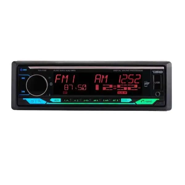 DS18 Single Din Headunit Full DSP Bluetooth USB 3 Zones RGB illumination Built-In AMP 240 Watts RMS thumbnail 5