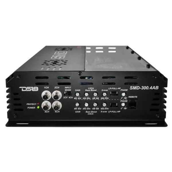 DS18 Steave Meade Colab 4-Channel Amp Class A/B 2x600/4ohm Bridge 4 x 300/2ohm 4x200/4ohm Watts LED thumbnail 4