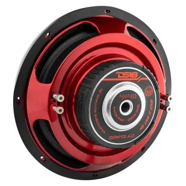 DS18 12in 220 Watts RMS 4 ohm DVC Shallow Mount Subwoofer thumbnail 3