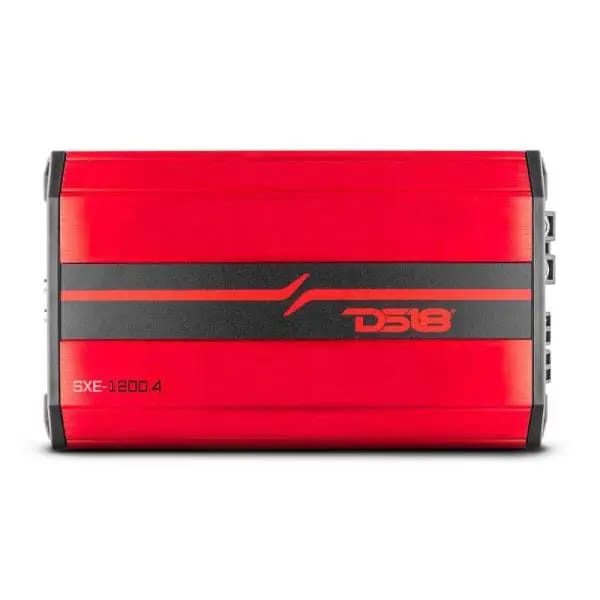 DS18 4-Channel SXE Amplifier Class A|B 2x 200/4ohm Bridge 4 x 100/2ohm 4 x 60/4ohm Watts RMS- Red thumbnail 2