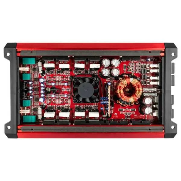 DS18 4-Channel SXE Amplifier Class A|B 2x 200/4ohm Bridge 4 x 100/2ohm 4 x 60/4ohm Watts RMS- Red thumbnail 3