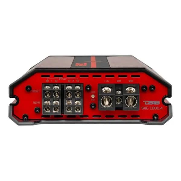 DS18 4-Channel SXE Amplifier Class A|B 2x 200/4ohm Bridge 4 x 100/2ohm 4 x 60/4ohm Watts RMS- Red thumbnail 5