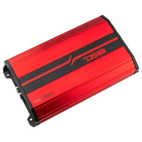 DS18 4-Channel SXE Amplifier Class A|B 2x 200/4ohm Bridge 4 x 100/2ohm 4 x 60/4ohm Watts RMS- Red thumbnail 6
