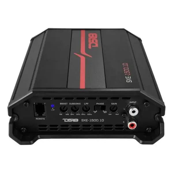 DS18 1-Channel SXE Amplifier Class D 500/1ohm 350/2ohm 200/4ohm Watts RMS- Black thumbnail 6