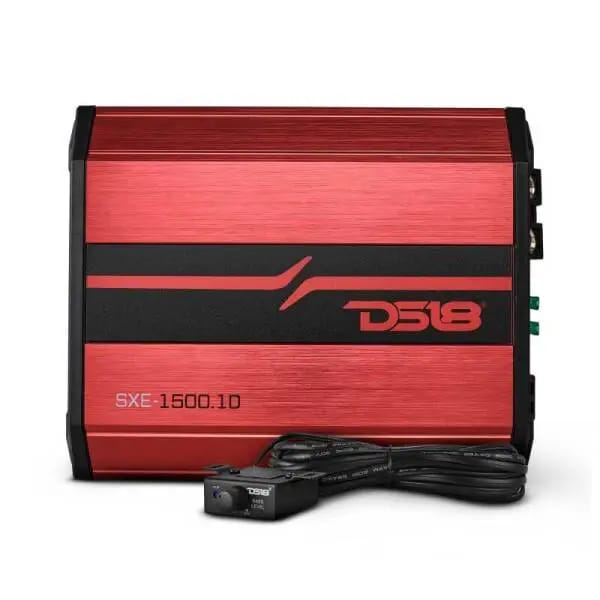 DS18 1-Channel SXE Amplifier Class D 500/1ohm 350/2ohm 200/4ohm Watts RMS- Red thumbnail 2