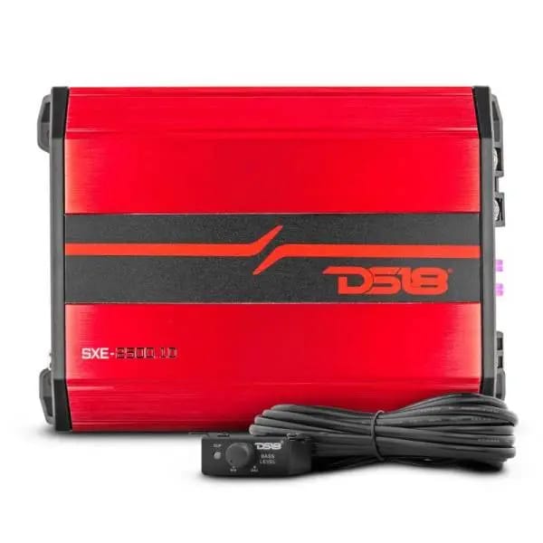 DS18 1-Channel SXE Amplifier Class D 800/1ohm 600/2ohm 300/4ohm Watts RMS- Red thumbnail 4