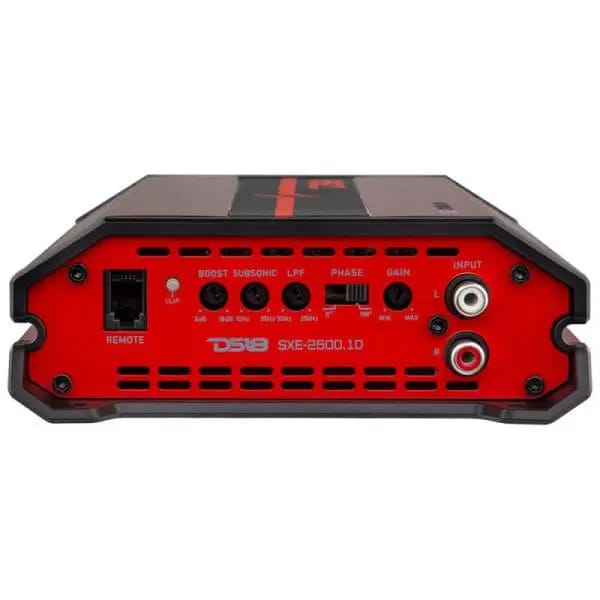 DS18 1-Channel SXE Amplifier Class D 800/1ohm 600/2ohm 300/4ohm Watts RMS- Red thumbnail 6