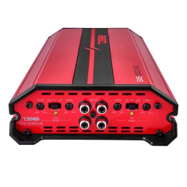 DS18 4-Channel SXE Amplifier Class D 2x 500/4ohm Bridge 4 x 320/2ohm 4 x 200/4ohm Watts RMS- Red thumbnail 4