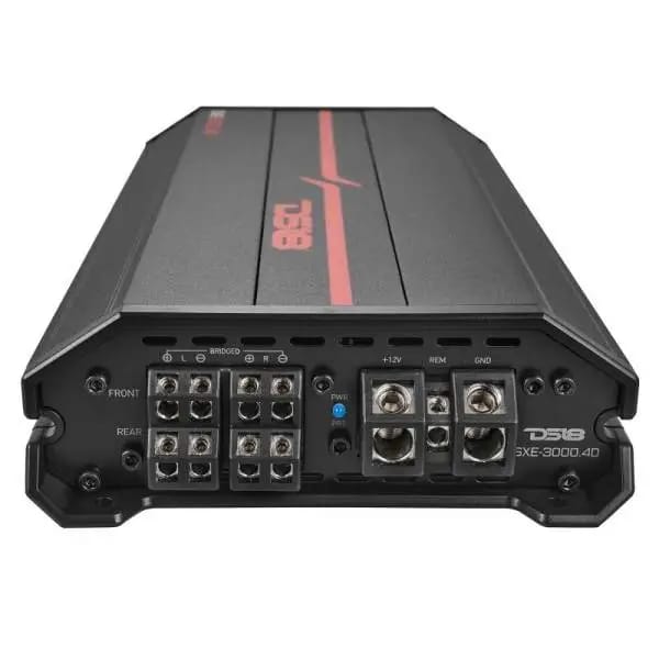 DS18 4-Channel SXE Amplifier Class D 2x 500/4ohm Bridge 4 x 320/2ohm 4 x 200/4ohm Watts RMS- Black thumbnail 3
