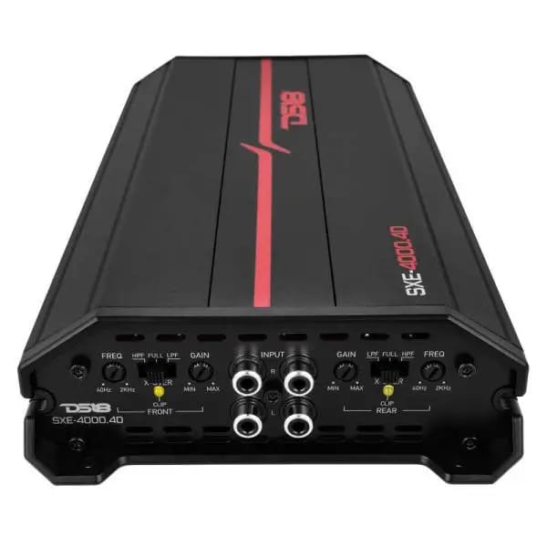 DS18 4-Channel SXE Amplifier Class D 2x 750/4ohm Bridge 4 x 430/2ohm 4 x 275/4ohm Watts RMS- Black thumbnail 3