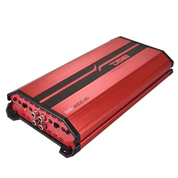 DS18 4-Channel SXE Amplifier Class D 2x 750/4ohm Bridge 4 x 430/2ohm 4 x 275/4ohm Watts RMS- Red thumbnail 3
