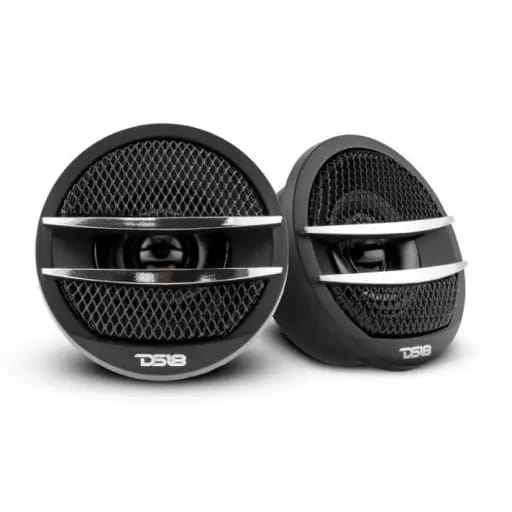 DS18 1.38in Dome Tweeters 25 Watts RMS 0.5in Pei Vc 4 ohm Silver
