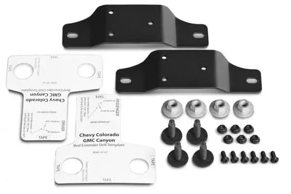 AMP Research 19-22 Chevrolet/GMC Colorado/Canyon Bedxtender HD Kit - Black thumbnail 2