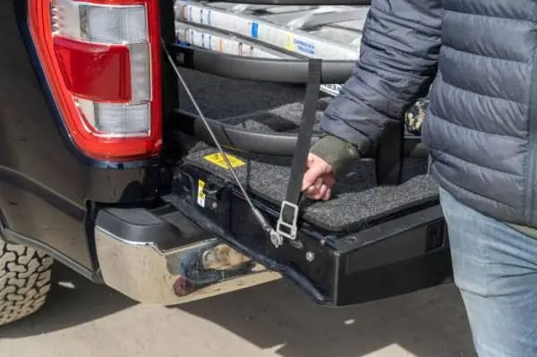 AMP Research 04-22 Ford F-150 Bedxtender HD Sport - Black (Optional No-Drill Brkt 74602-01A) thumbnail 8