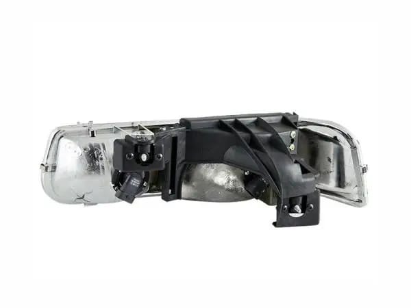ANZO 1999-2002 Chevrolet Silverado 1500 Crystal Headlights Chrome thumbnail 8