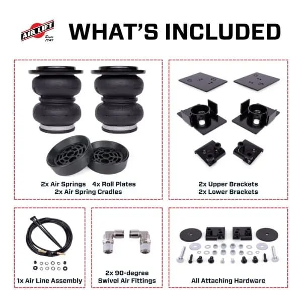Air Lift 20-25 Jeep Gladiator (4WD) Load Lifter 5000 Air Spring Kit w/ Cradle thumbnail 2
