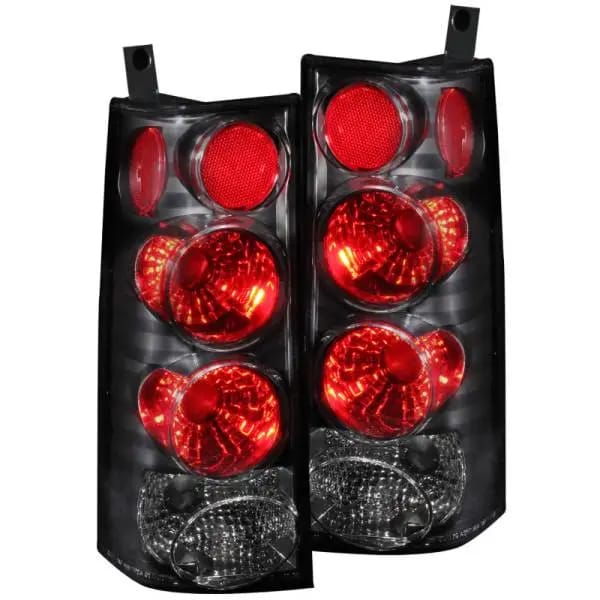 ANZO 2003-2015 Chevrolet Express Taillights Black thumbnail 2
