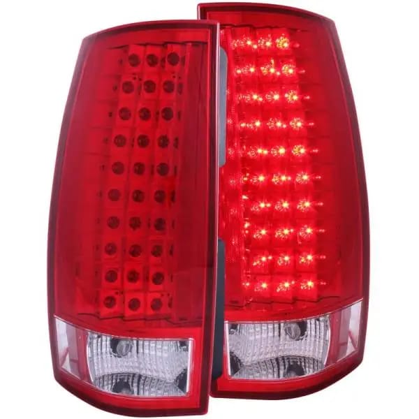 ANZO 2007-2014 Chevrolet Suburban LED Taillights Red/Clear G4 thumbnail 2