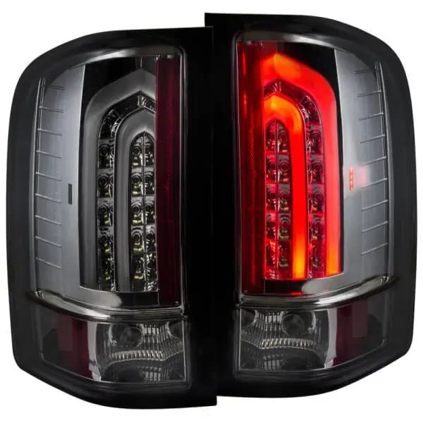 ANZO 2007-2013 Chevrolet Silverado 1500 LED Taillights Smoke G2 thumbnail 2